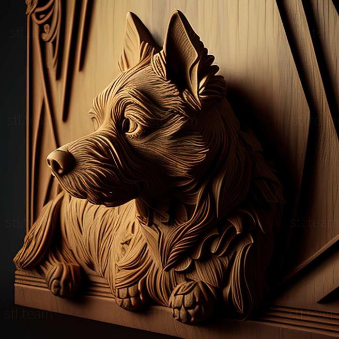 3D модель Валенсийская ратерская собака (STL)